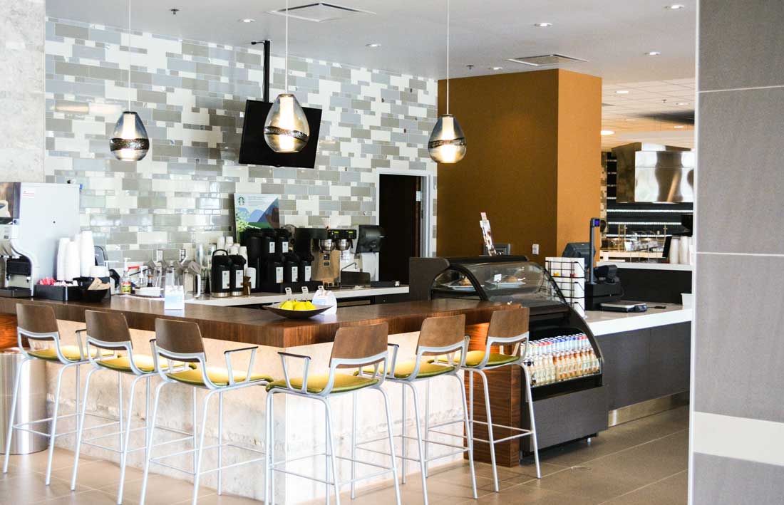 View of High-End Manufacturing & Distribution Center Design | Reitano Design Group