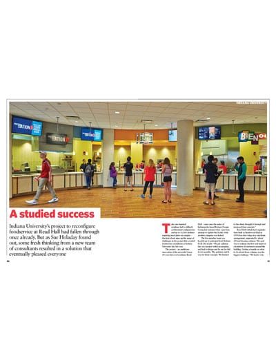 foodservice consultant

2015

a studied success

Highlights The El Bistro Food Court at Read Hall on the Indiana University Campus.

read more >>